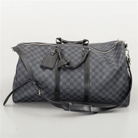 louis vuitton keepall bandouliere 55 damier graphite|keepall bandouliere 55 price.